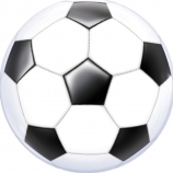 Voetbal ballon  56 cm, ongevult