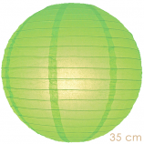 Lampion groen 35 cm 10 stuks