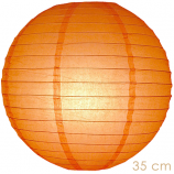 Lampion oranje 35 cm 10 stuks