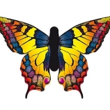 Hq Vlinder geel 100 x 80 cm